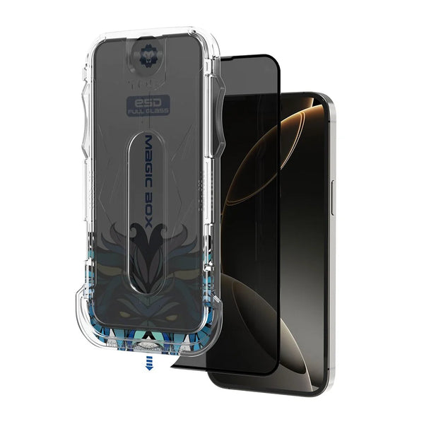 Transparent iPhone Privacy Screen Protector With Easy Installation Kit